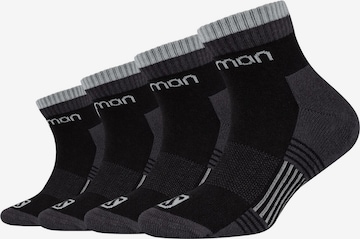 SALOMON Athletic Socks in Black: front