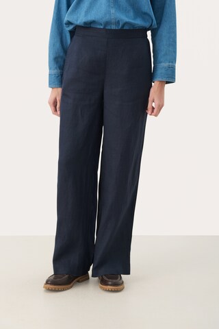 Part Two Wide Leg Hose 'Elna' in Blau
