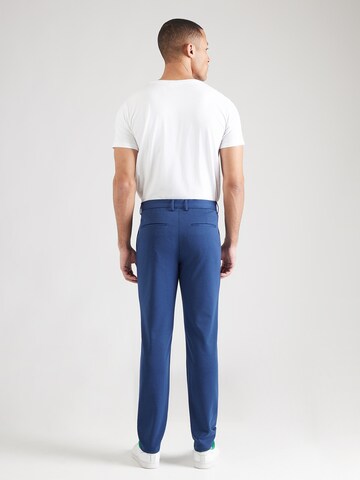 Lindbergh Slimfit Chinohousut 'Superflex' värissä sininen: takapuoli