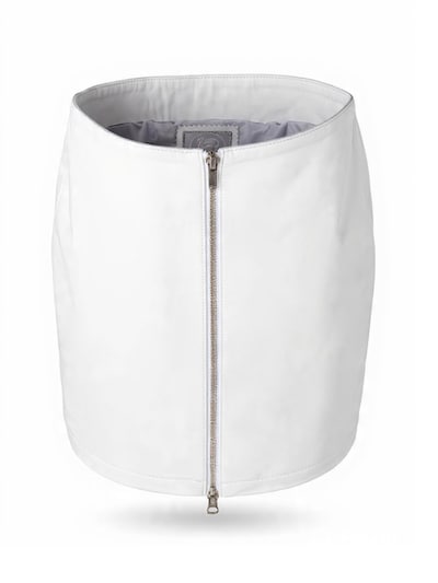 Be  Noble Skirt 'Lederrock als kurzer Minirock' in White, Item view