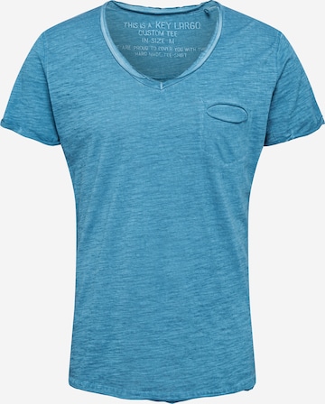 Key Largo Shirt 'Soda' in Blauw: voorkant