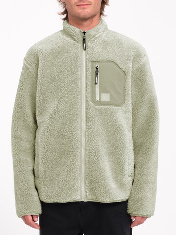 Veste en polaire 'Muzzer Fuzzar' Volcom en vert