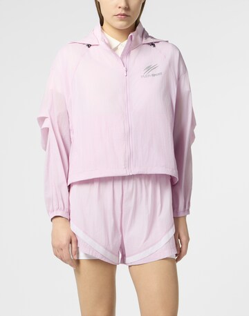 Giacca funzionale di Plein Sport in rosa: frontale