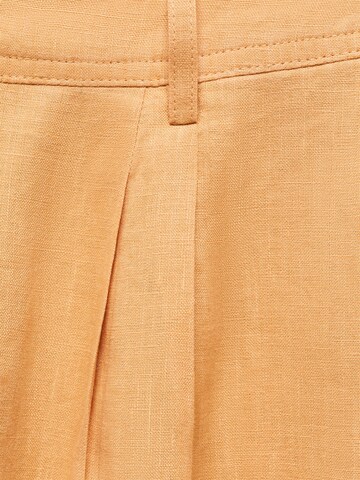 MANGO Wide Leg Hose 'Maneli' in Gelb