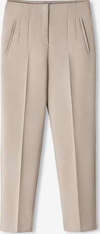 Coupe slim Pantalon à plis Ipekyol en gris : devant