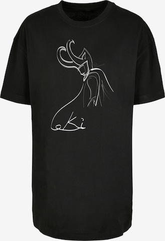 T-shirt oversize F4NT4STIC en noir : devant