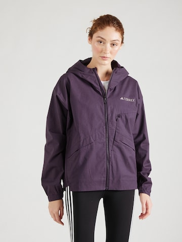 ADIDAS TERREX Куртка в спортивном стиле 'Xploric' в Лиловый: спереди
