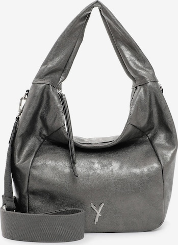 Poche ventrale 'Gracey' Suri Frey en argent : devant