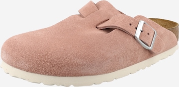 BIRKENSTOCK Mules 'Boston' in Pink: front