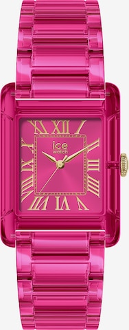 ICE WATCH Analoguhr in Pink: Vorderseite