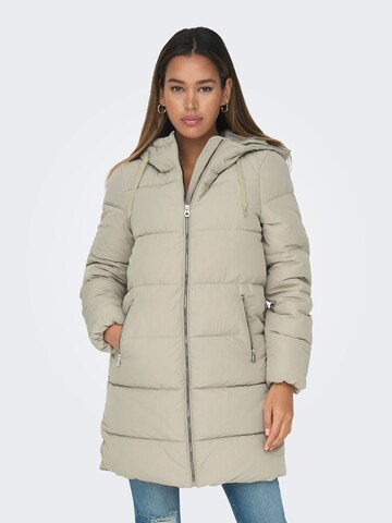 Manteau d’hiver 'DOLLY' ONLY en beige : devant