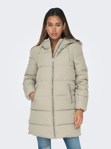 Manteau d’hiver 'DOLLY' ONLY en beige : devant