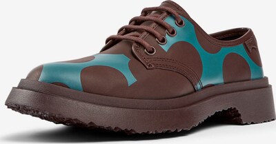 CAMPER Chaussure à lacets 'Walden' en turquoise / chocolat, Vue avec produit