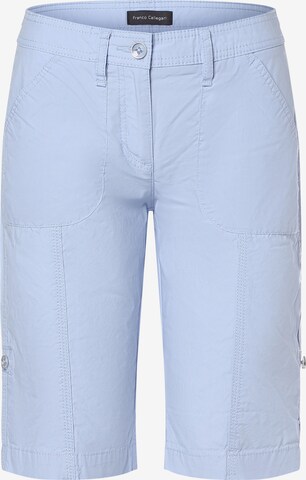 Regular Pantalon chino Franco Callegari en bleu : devant