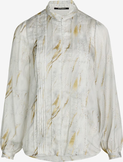 BRUUNS BAZAAR Блуза 'Fiola' в цвят "пясък" / шоколад / бяло, Преглед на продукта