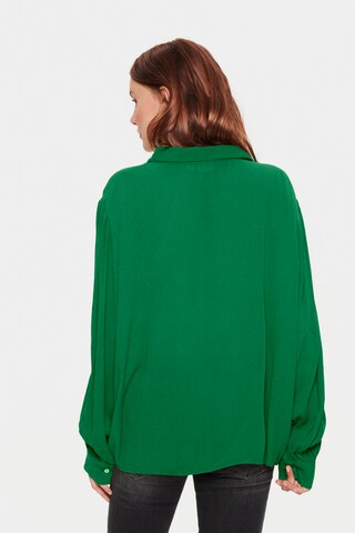 Camicia da donna di SAINT TROPEZ in verde