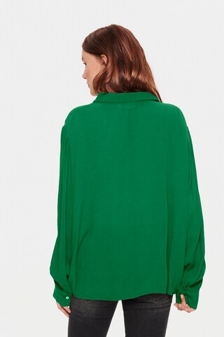 SAINT TROPEZ - Blusa em verde