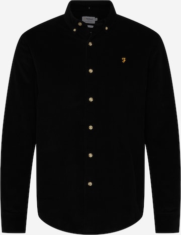 FARAH Button Up Shirt 'BOWERY' in Black: front