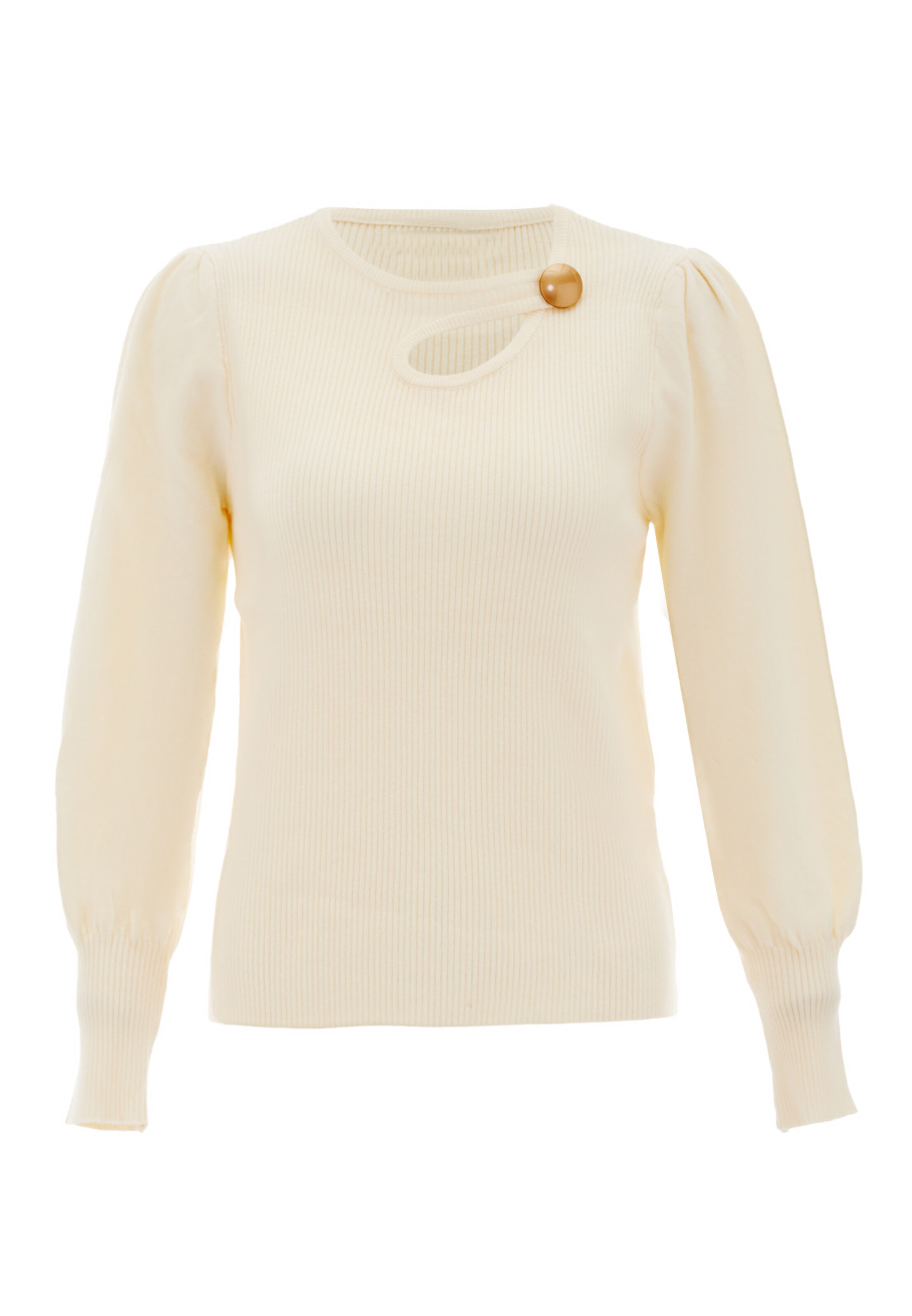 NAEMI - Pullover em bege: frente