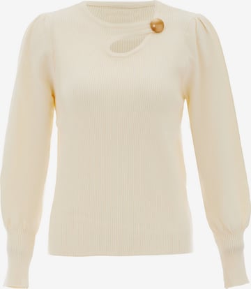 NAEMI - Pullover em bege: frente