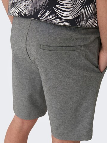 Regular Pantalon 'Linus' Only & Sons en gris