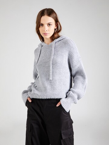 ABOUT YOU Sweater 'Juna' in Grey: front