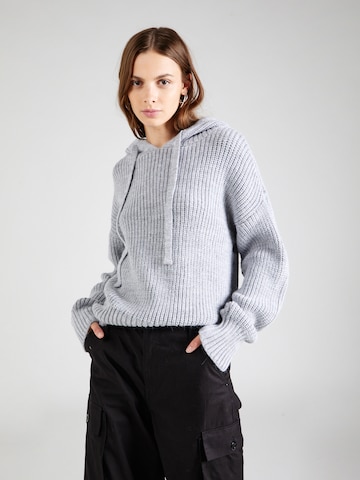 ABOUT YOU Sweater 'Juna' in Grey: front