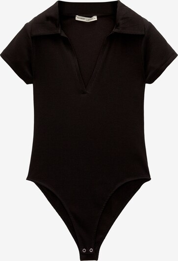 Pull&Bear Koszula body w kolorze czarnym, Podgląd produktu