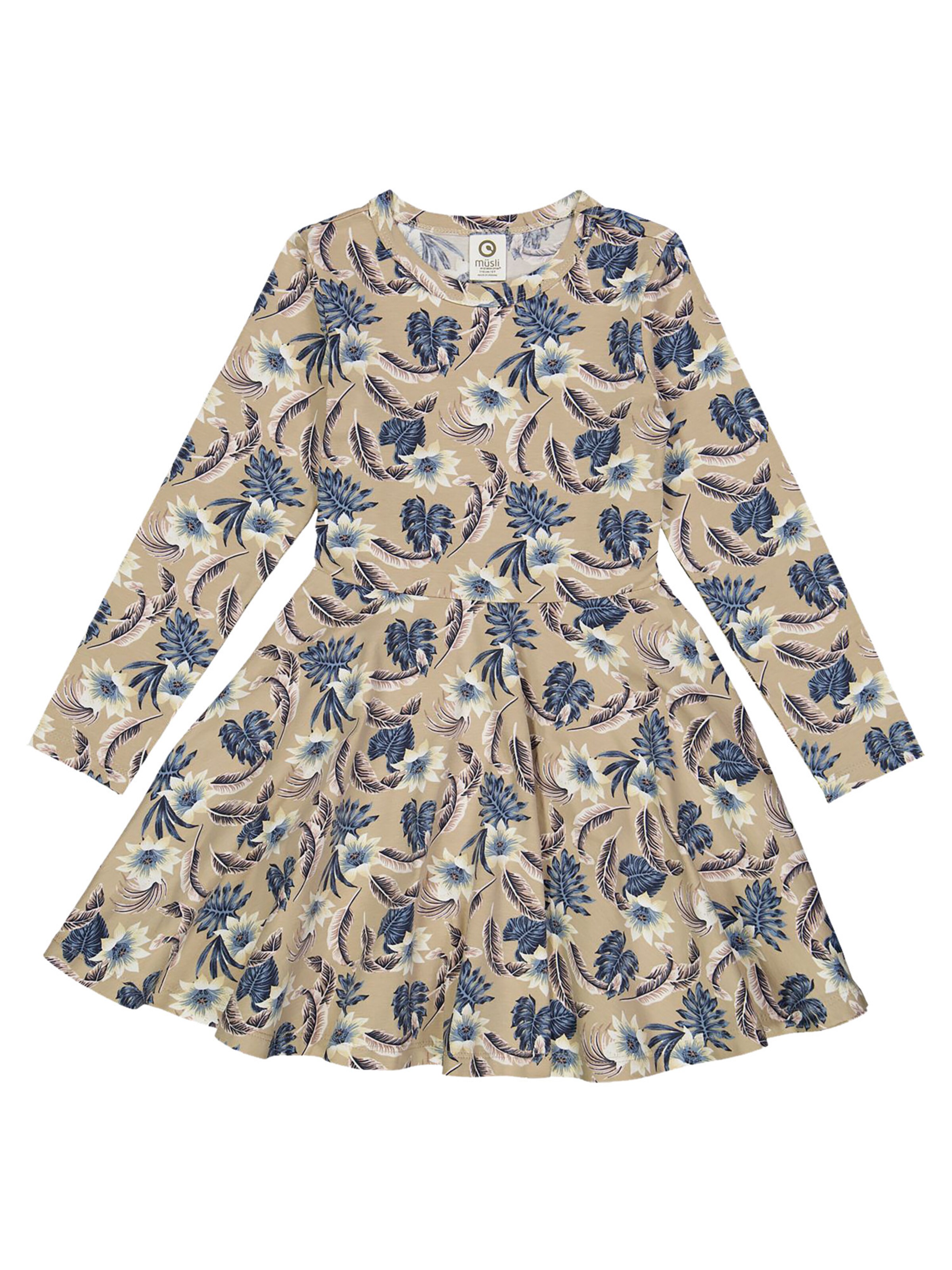 Müsli by GREEN COTTON - Vestido em bege: frente