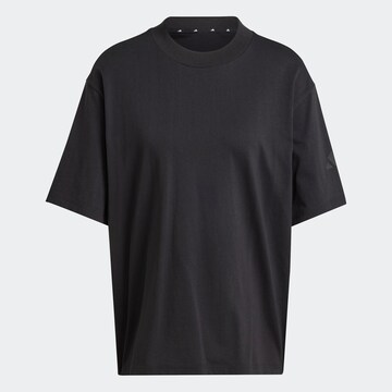 juoda ADIDAS SPORTSWEAR Sportiniai marškinėliai 'Essentials Contemporary': priekis