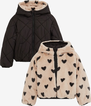 juoda WE Fashion Žieminė striukė: priekis