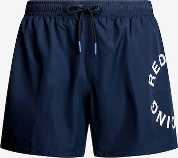 Shorts de bain Red Bull Racing x Pepe Jeans en bleu : devant