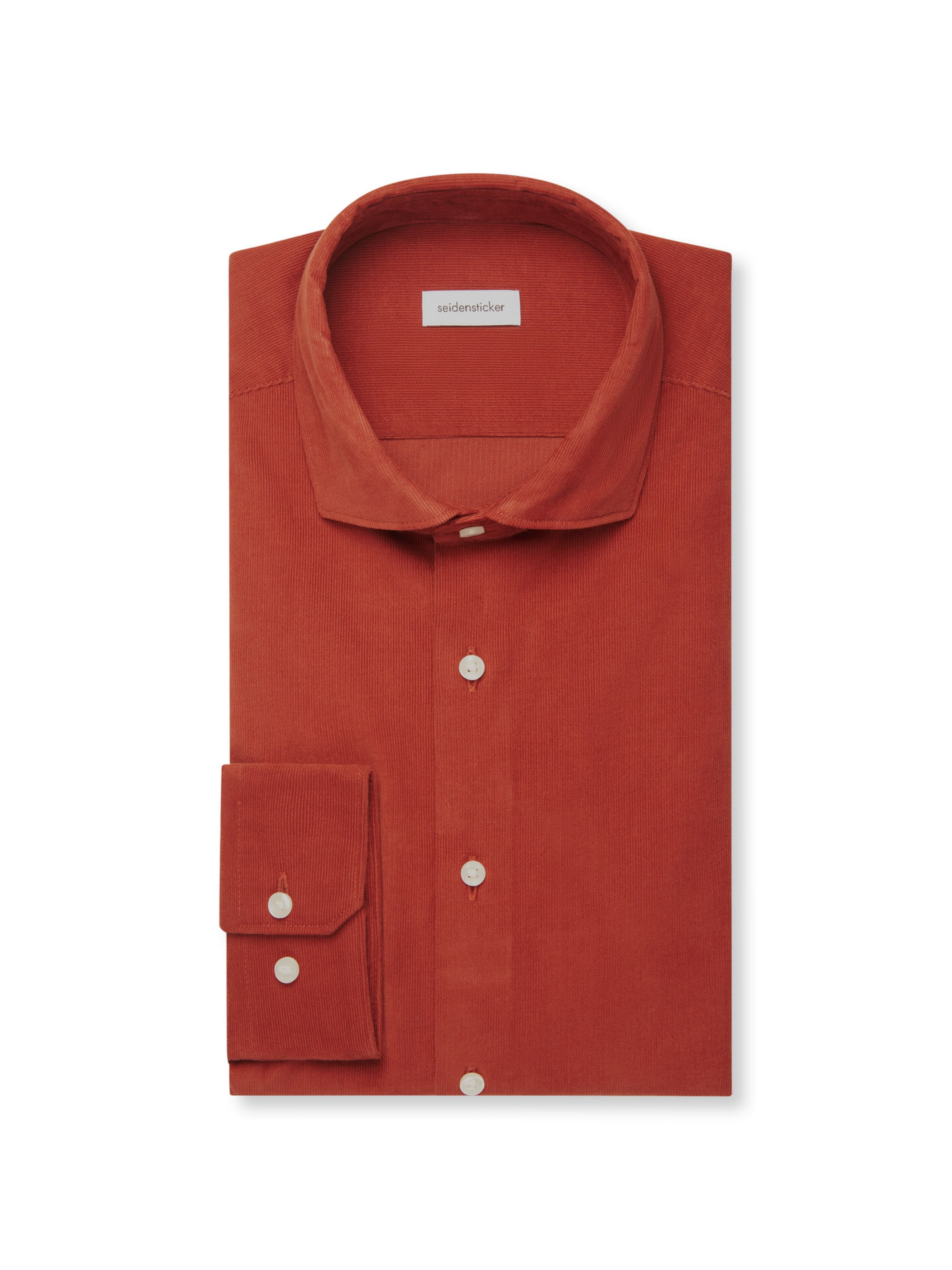 SEIDENSTICKER Regular fit Button Up Shirt in Orange