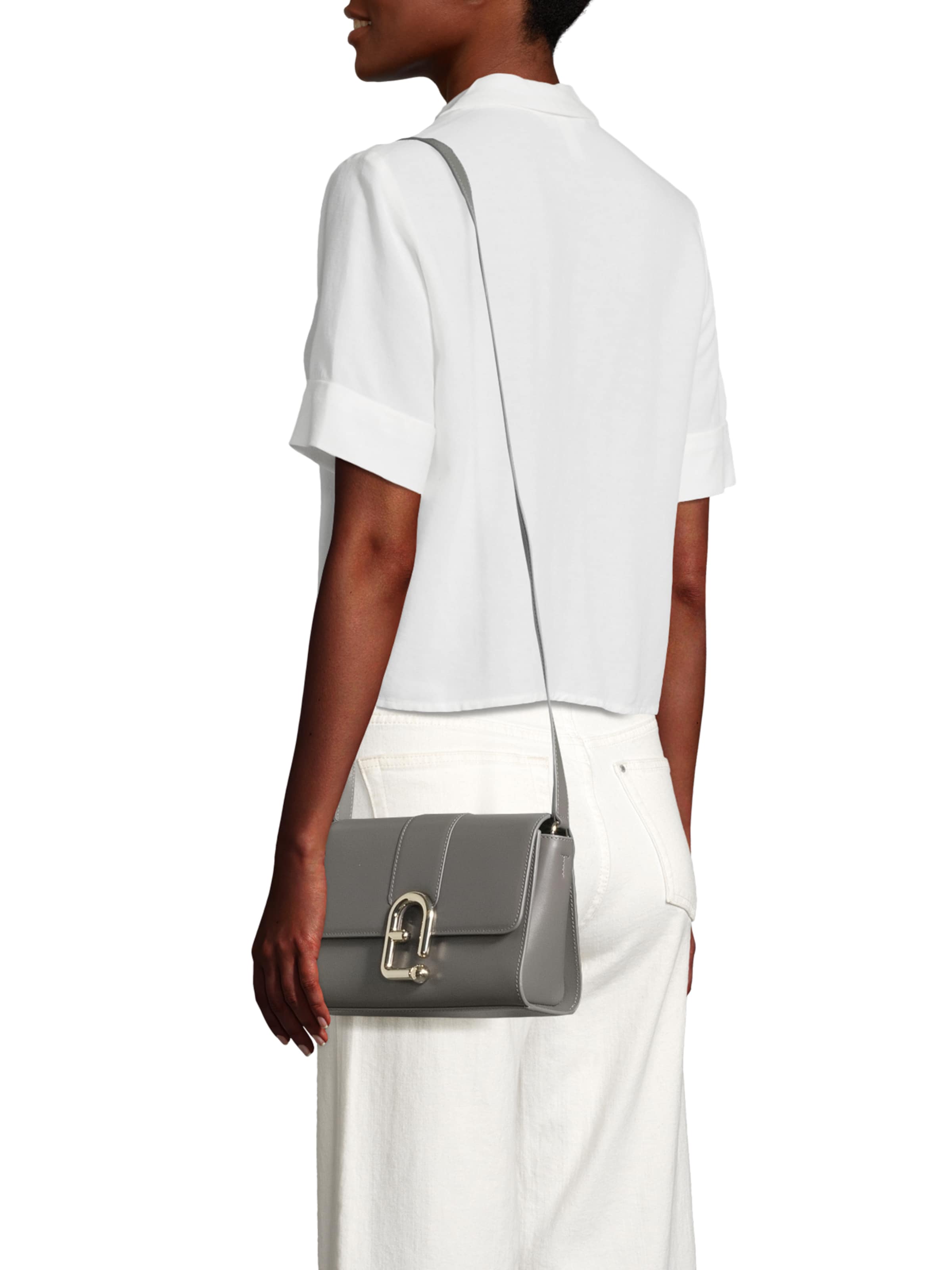 FURLA Τσάντα ώμου 'URBAN  S' σε γκρι: μπροστά