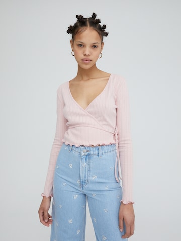 EDITED Shirt 'Melina' in Roze: voorkant