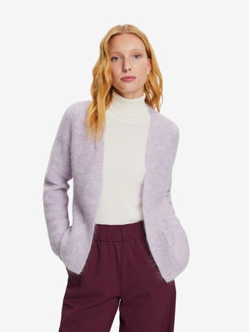 Cardigan ESPRIT en violet : devant