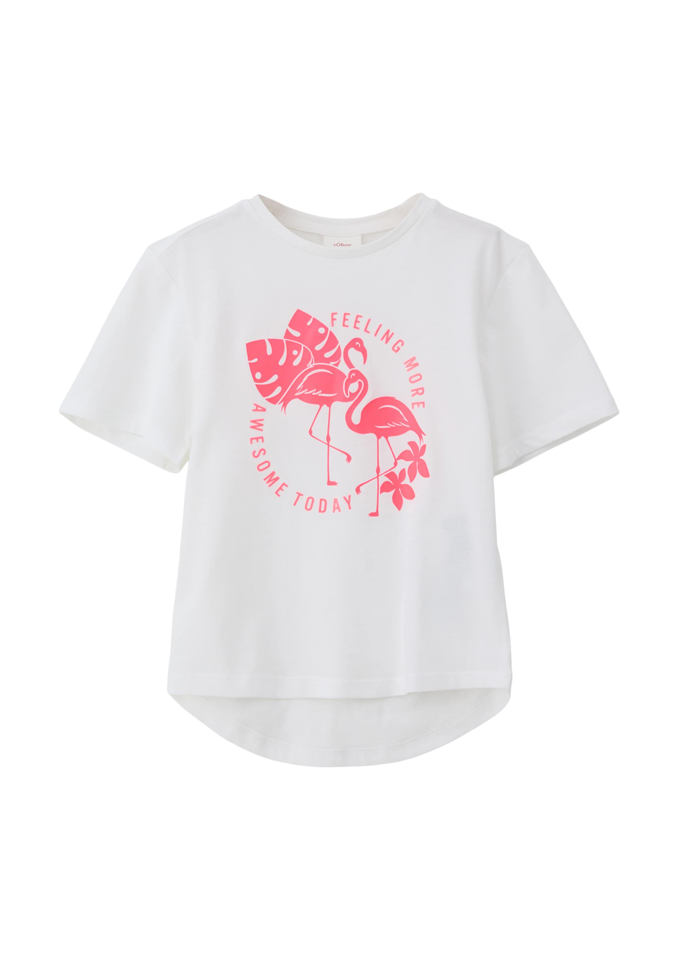 T-Shirt s.Oliver en blanc : devant