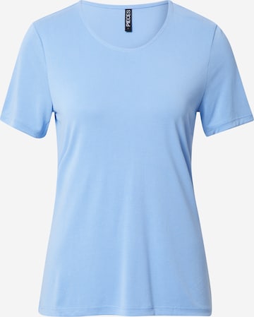 T-shirt 'KAMALA' PIECES en bleu : devant