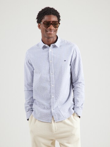 Coupe regular Chemise 'Arlin' Kronstadt en bleu : devant