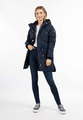 DreiMaster Maritim Winter Parka in Blue