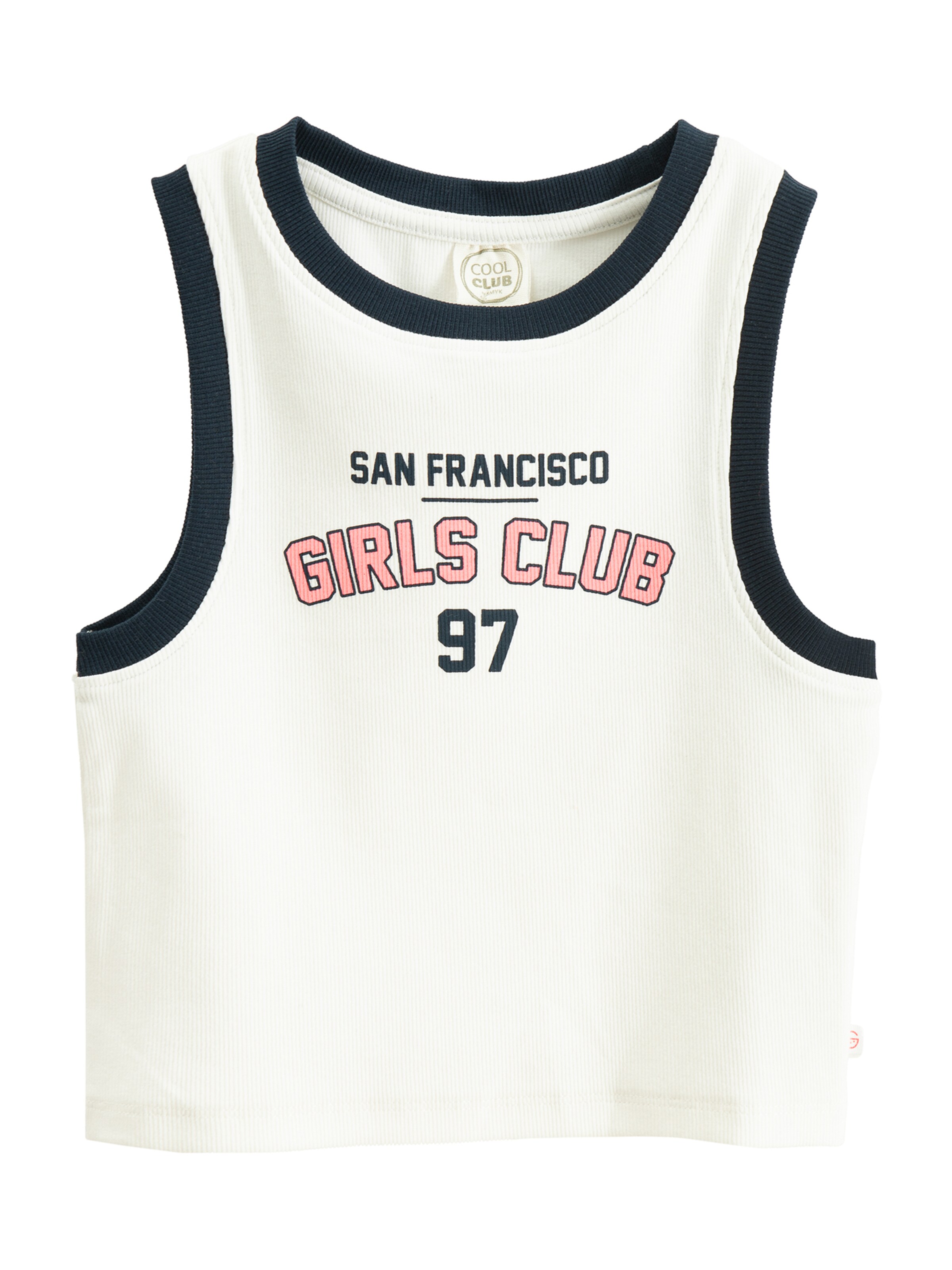 Cool Club Topp, värv valge: eest vaates