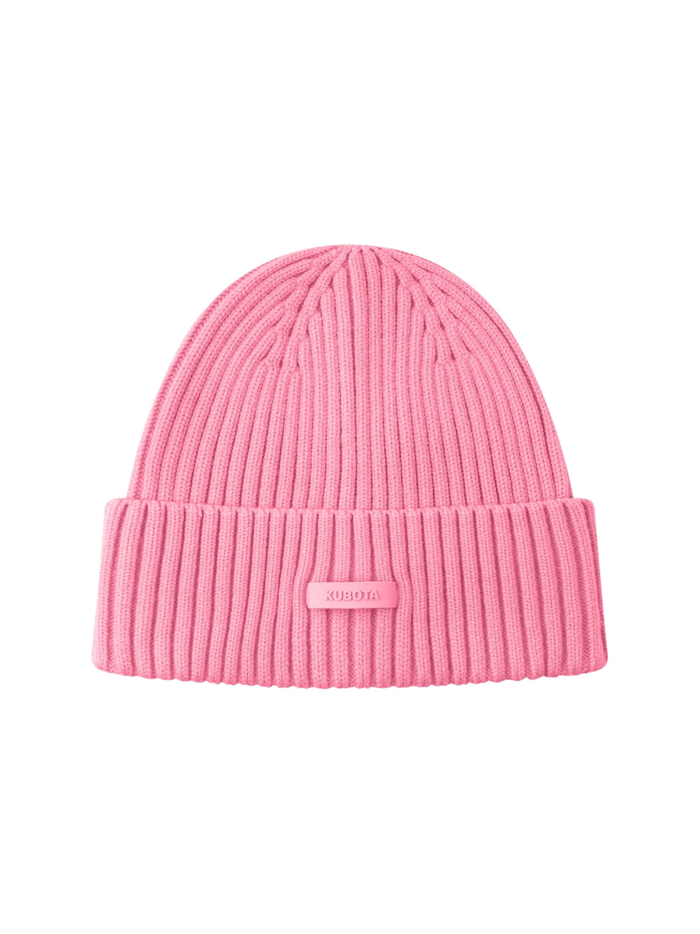 Berretto 'Kubota Unisex Autumn/Winter Marshmallow Beanie' di Kubota in rosa: frontale