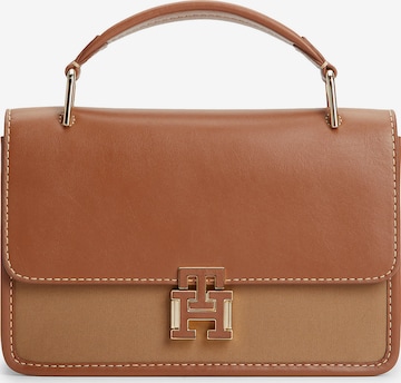 TOMMY HILFIGER Håndtaske i brun: forside