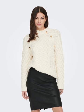 LA STRADA UNICA Pullover in Beige: predná strana