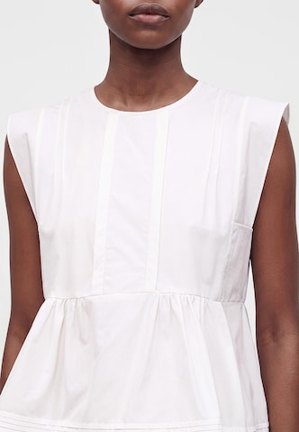 Weekend Max Mara Blusentop 'VALLO' in Weiß