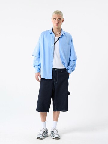 VAMOS CLO Comfort fit Overhemd in Blauw