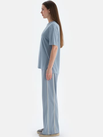 Dagi Oversized bluse i blå