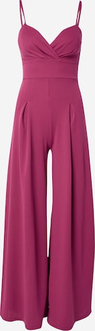 Combinaison 'THEA' WAL G. en rose : devant