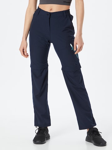 KILLTEC Regular Outdoorbroek in Blauw: voorkant