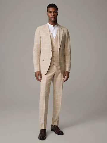 STRELLSON Slim fit Suit Jacket 'Alzer2' in Beige